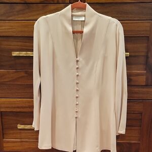 Dana Buchman Blush Long Sleeve Blouse